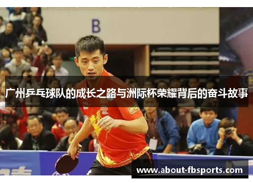 广州乒乓球队的成长之路与洲际杯荣耀背后的奋斗故事