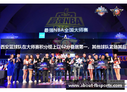 西安篮球队在大师赛积分榜上以62分稳居第一，其他球队紧随其后